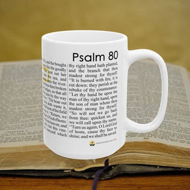 Psalm 80 Full Text - 15oz Coffee Mug